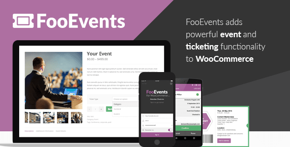 Best woocommerce tickets plugins: FooEvents